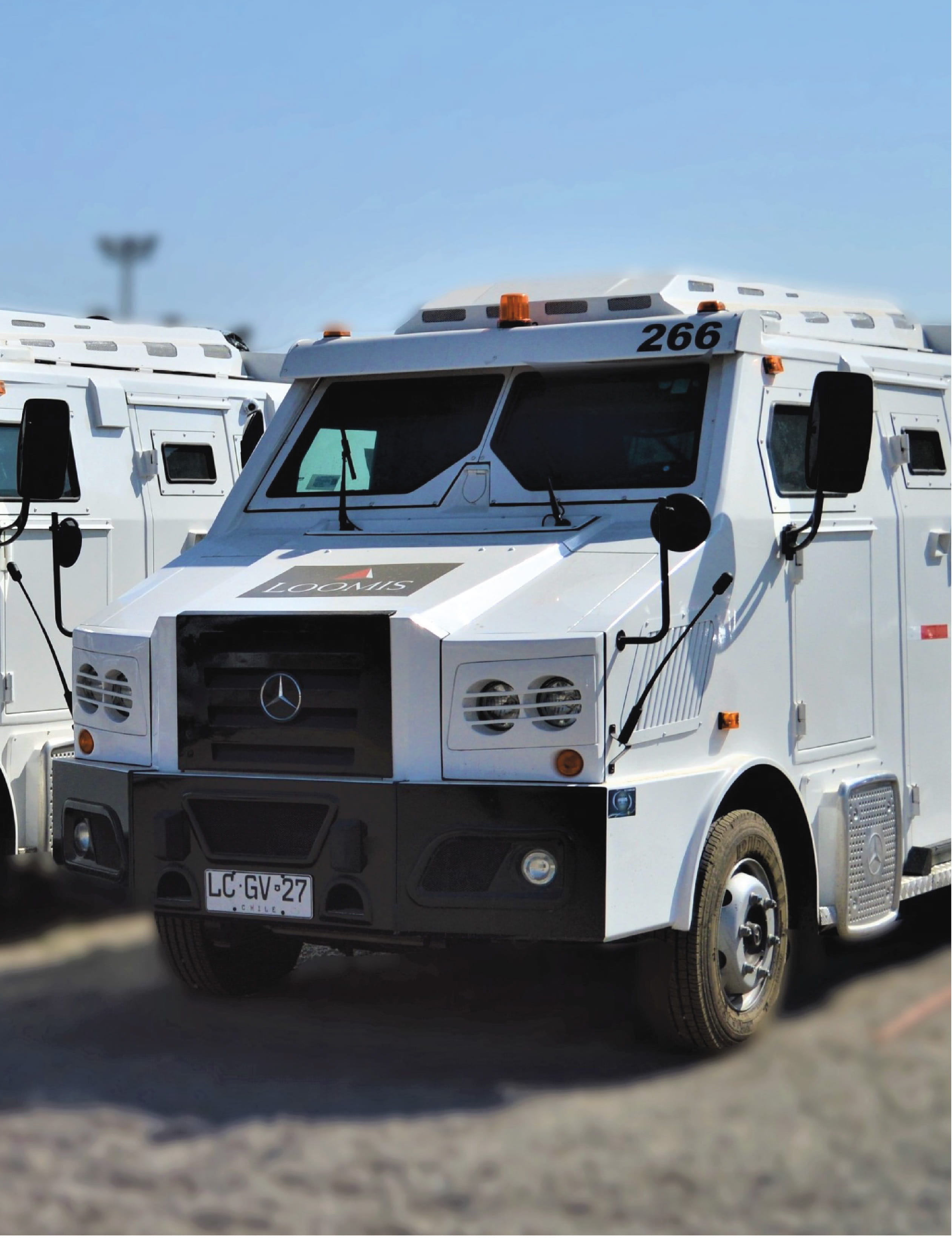 camion de seguridad de loomis